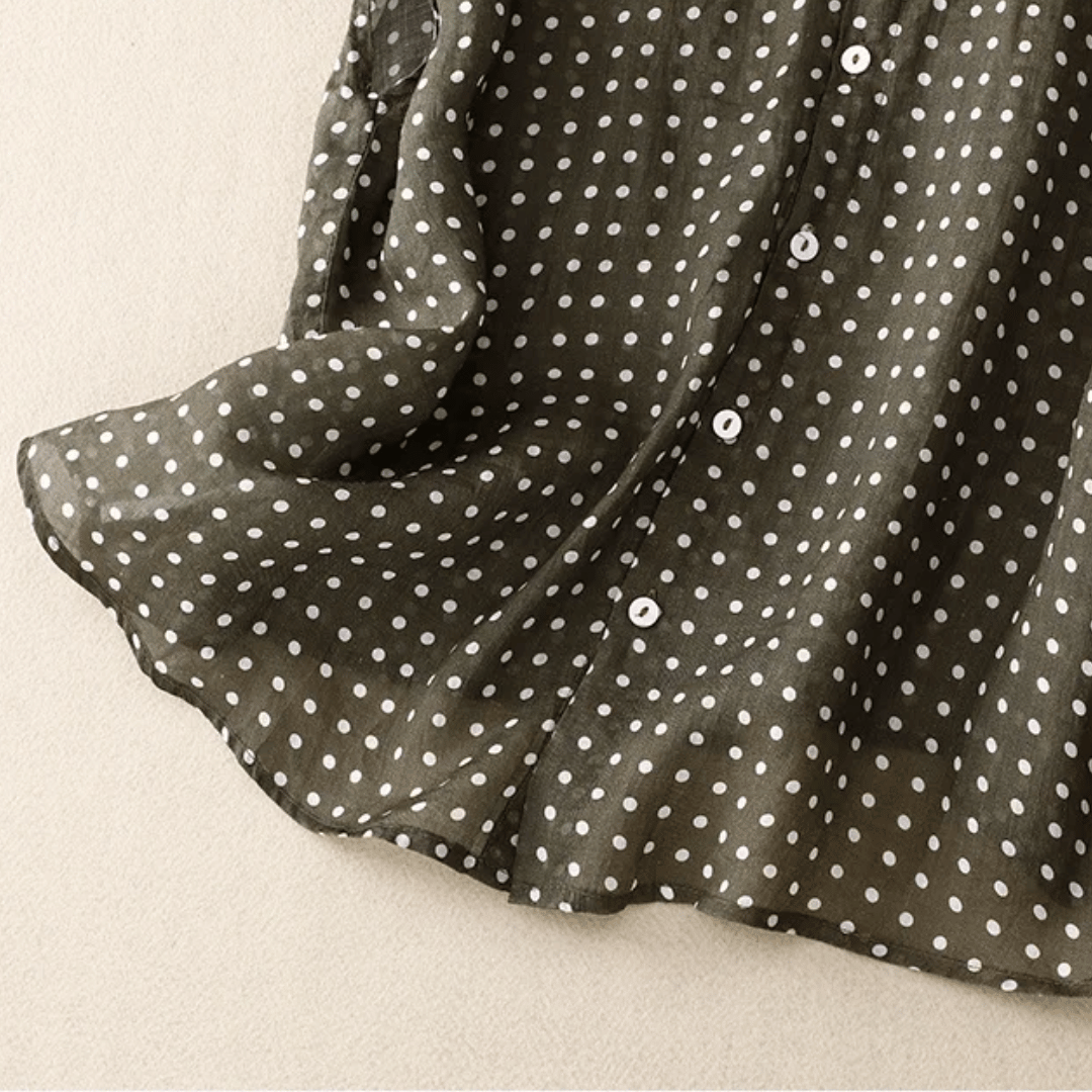 Irena™ Leinenbluse (50% RABATT)