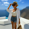 Annemiek™ | Lässige Bluse im Ibiza-Stil