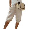 American Vintage I Damen Shorts aus Baumwolle und Leinen