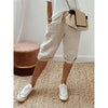 American Vintage I Damen Shorts aus Baumwolle und Leinen