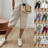 American Vintage I Damen Shorts aus Baumwolle und Leinen