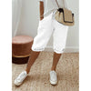 American Vintage I Damen Shorts aus Baumwolle und Leinen
