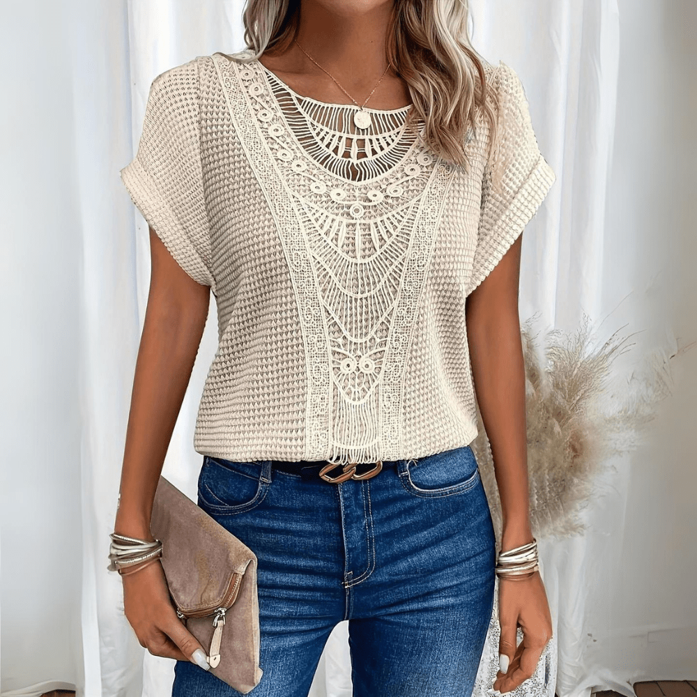 Karin™ | Elegante Bluse im Ibiza-Stil
