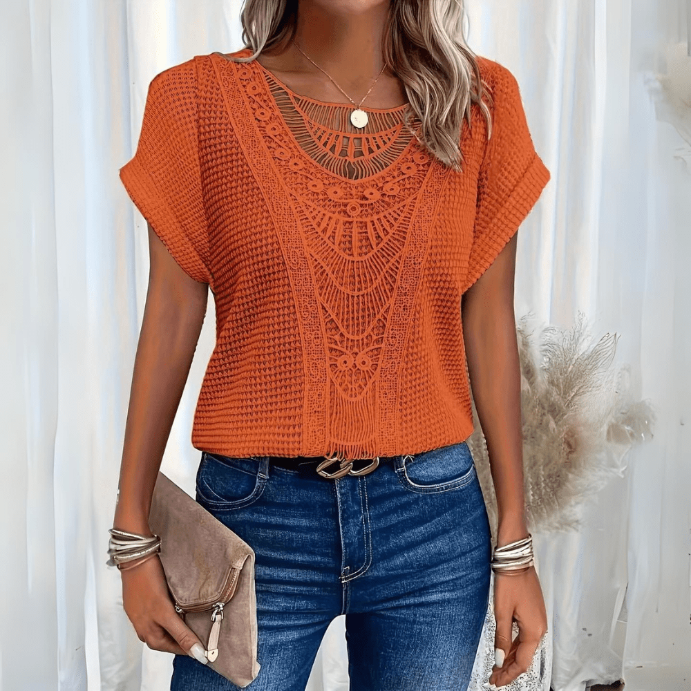 Karin™ | Elegante Bluse im Ibiza-Stil