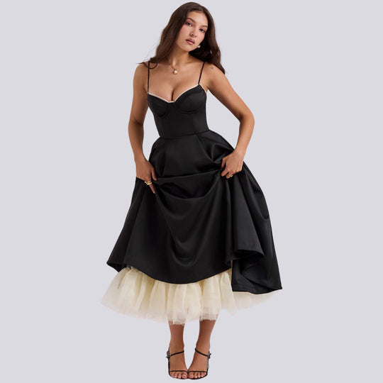 Kira I Elegantes langes Kleid