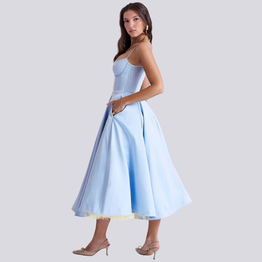 Kira I Elegantes langes Kleid