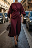 Juliette I Elegantes Kleid mit Gürtel