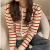 Lucy I Strickjacke mit Streifen